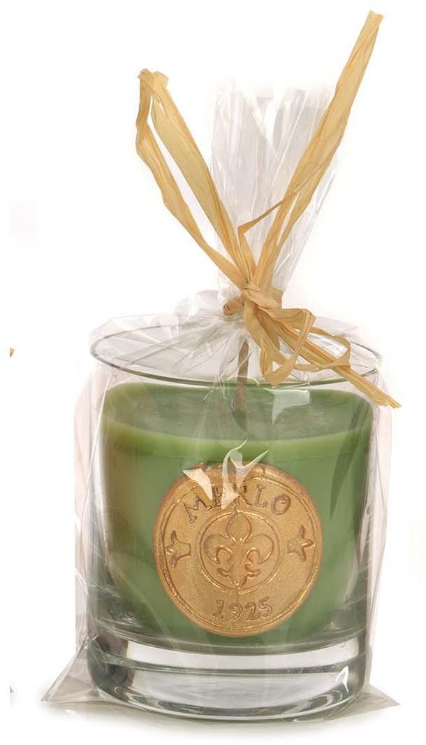 Bicchiere cera profumata mela