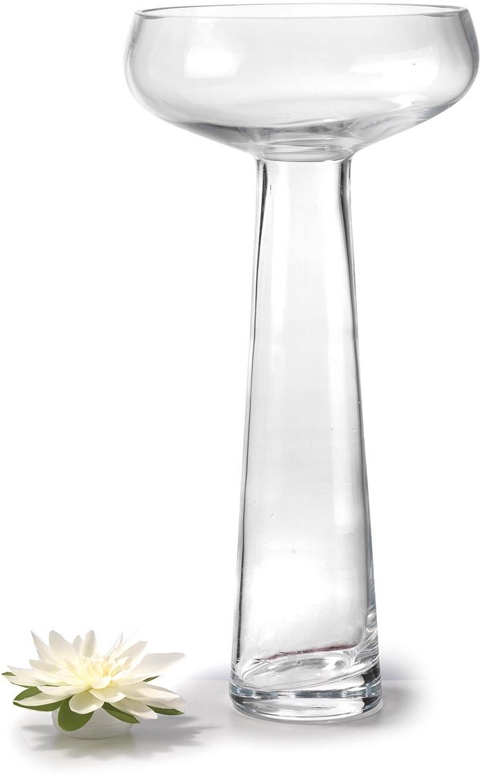 Vaso in vetro fungo alto