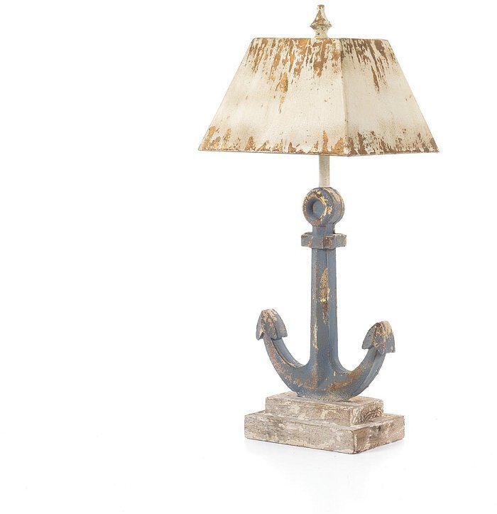 Lampada ancora in legno