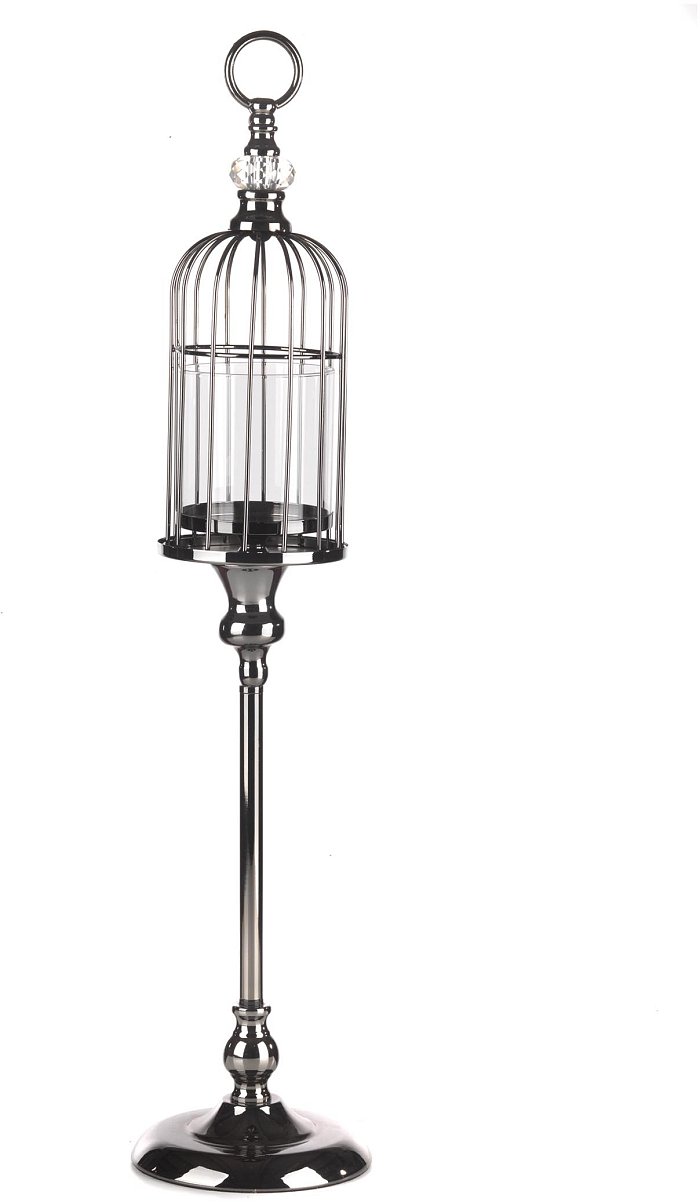 Gabbia in metallo/vetro fume'