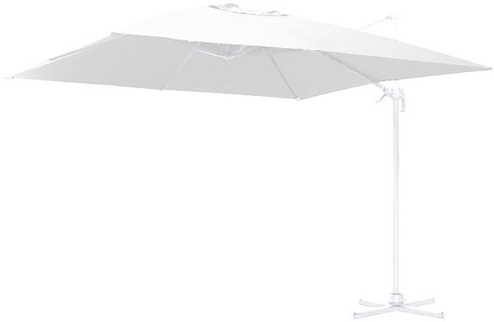Ombrellone Montana bianco 4x4m