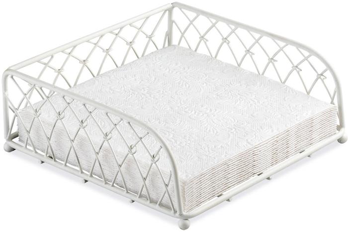 Porta salviette crema con nodini