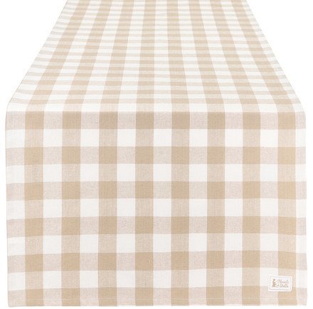 Runner Quadri Beige Clarissa
