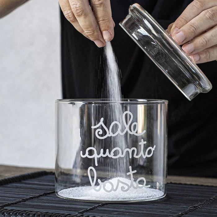 Barattolo in vetro "Sale quanto basta"