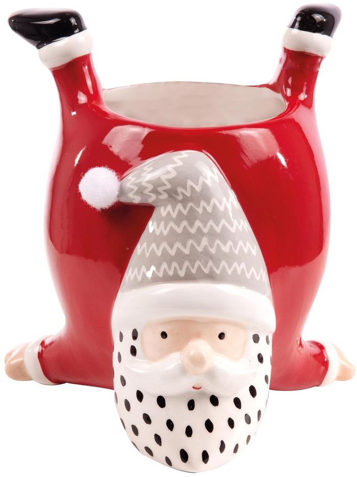 Pot babbo natale in ceramica