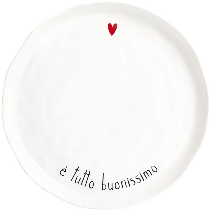 Set 2 Piatti piani "E' tutto buonissimo"