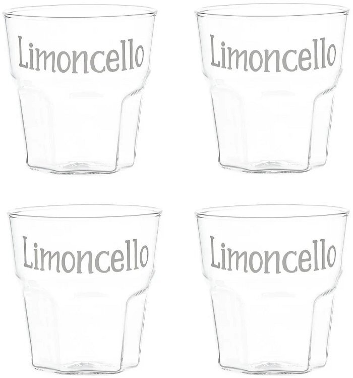 Set 4 Bicchieri Limoncello