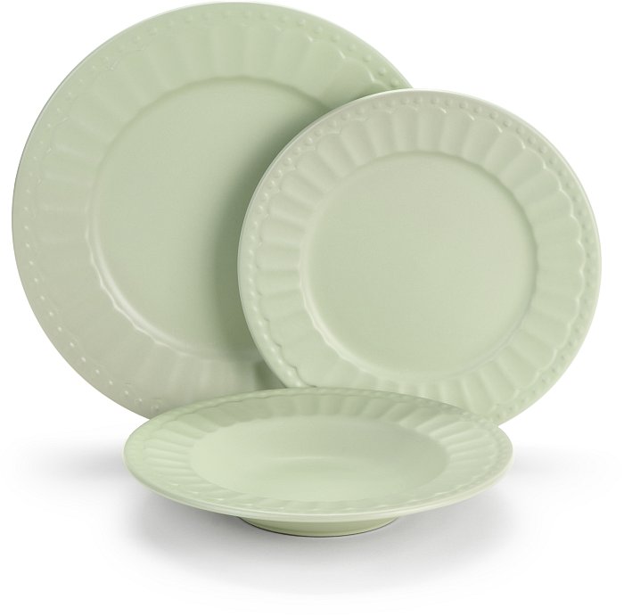 Set 18 Piatti Verde