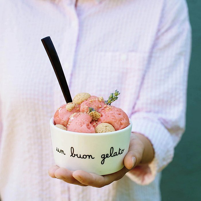 Set 2 Coppette in Ceramica "Un Buon Gelato"
