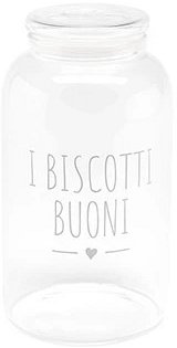 Barattolo In Vetro Borosilicato "I Biscotti Buoni"
