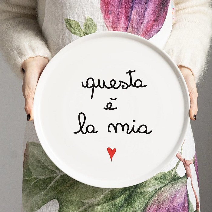 Piatto Pizza "Questa è la Mia" ø31,5cm