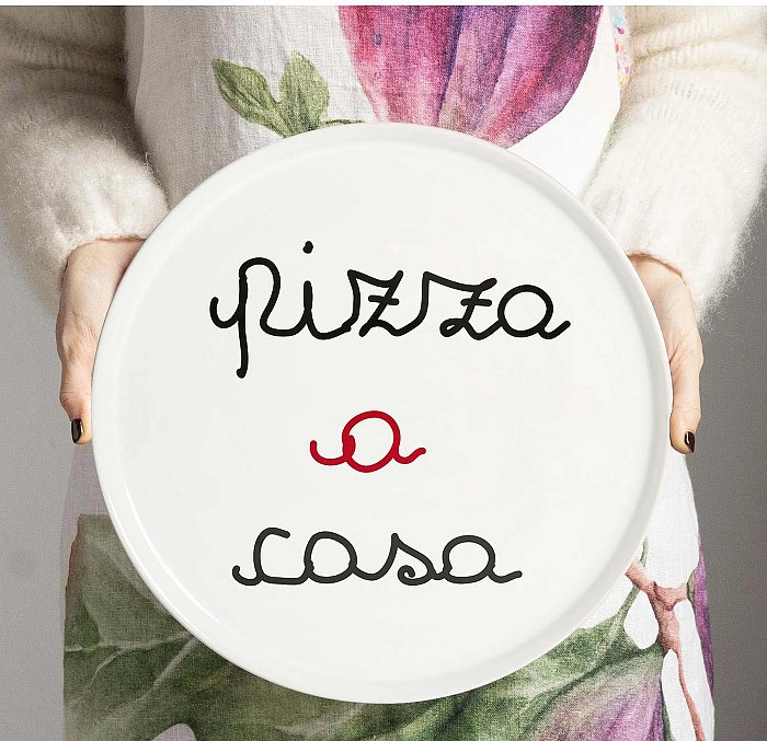 Piatto Pizza "Pizza a Casa" Ø 31,5 cm