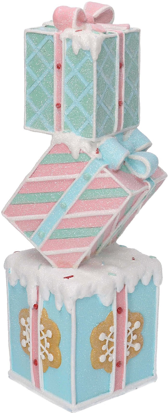 Pacchi Regalo Candy in Resina Rosa e Azzurro h 36 cm