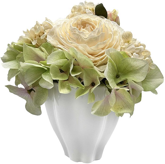 Composizione Floreale Grande Freaky con Vaso in Ceramica