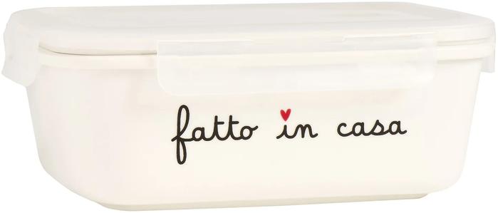 Lunch Box Contenitore in Ceramica "Fatto in Casa" Taglia L