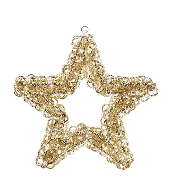 Stella Zoe Oro con 400 Microflash Led a Luce Calda