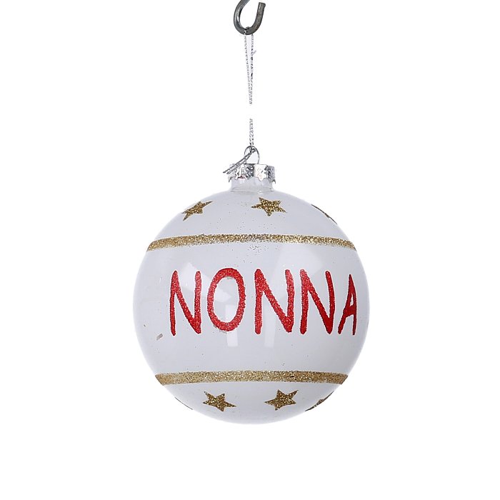 Sfera in Vetro Appendibile "Nonna"