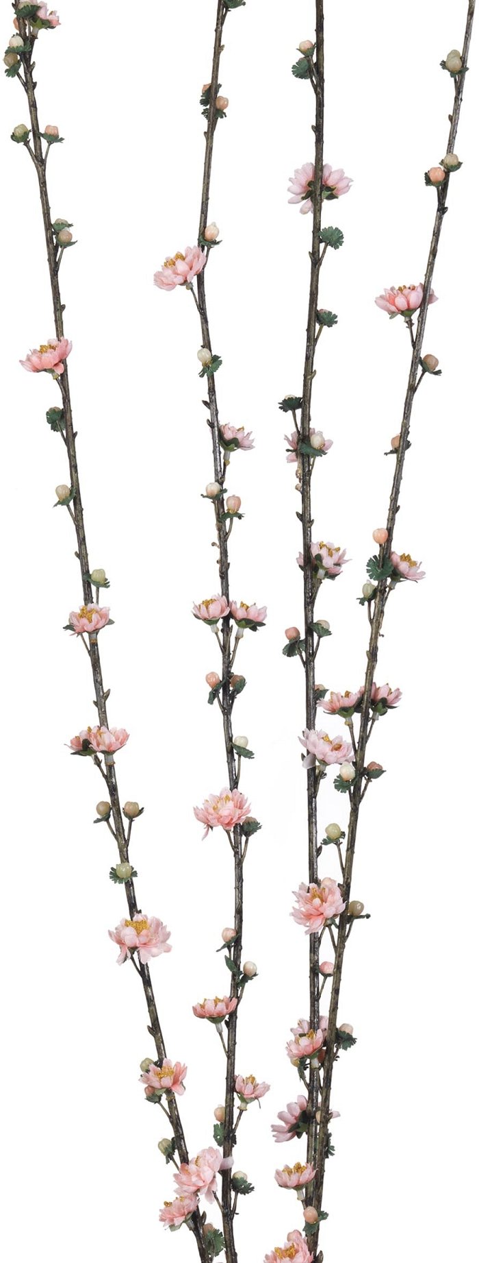 Confezione 12 rami fiori di pesco rosa