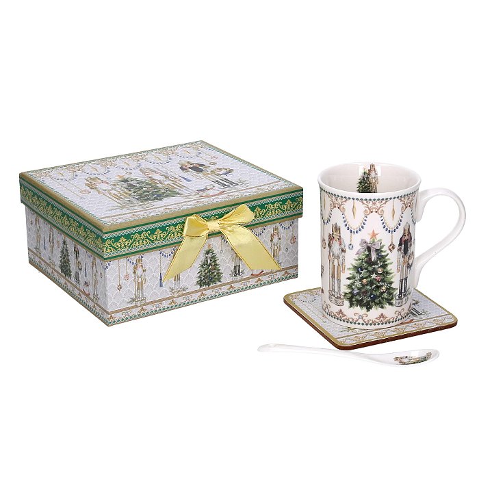 Tazza Mug con Piattino in Ceramica Soldatini