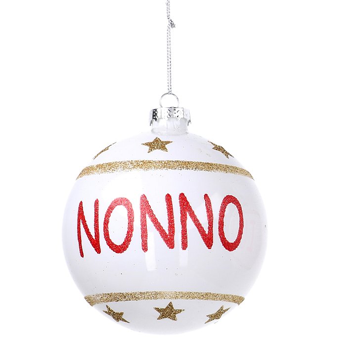 Sfera in Vetro Appendibile "Nonno"