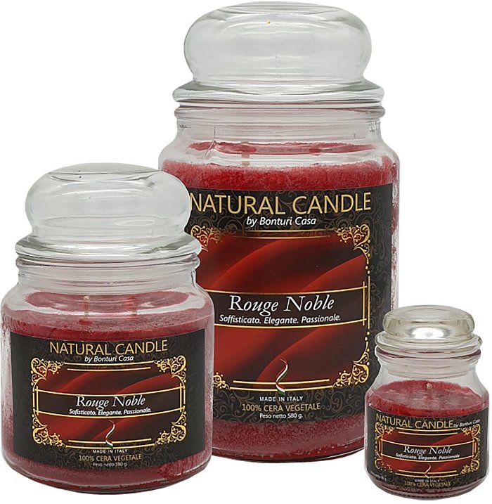 Natural candle Passion Rouge noble