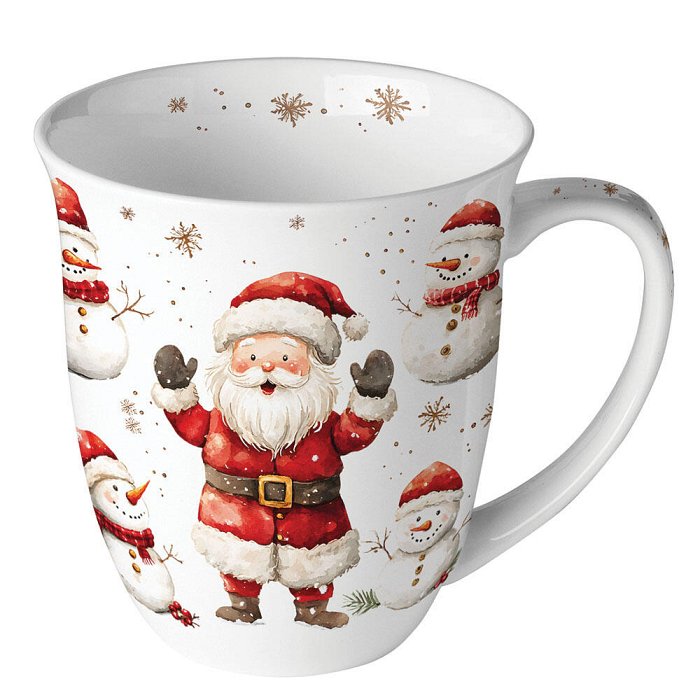 Mug 0,4 L .Tea in Ceramica Jolly Friends