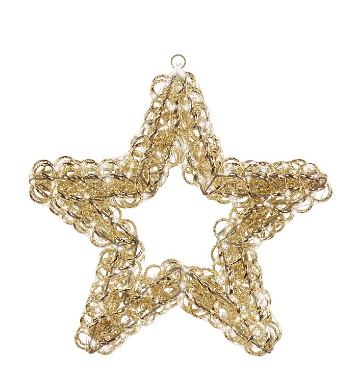 Stella Zoe Oro con 500 Microflash Led a Luce Calda
